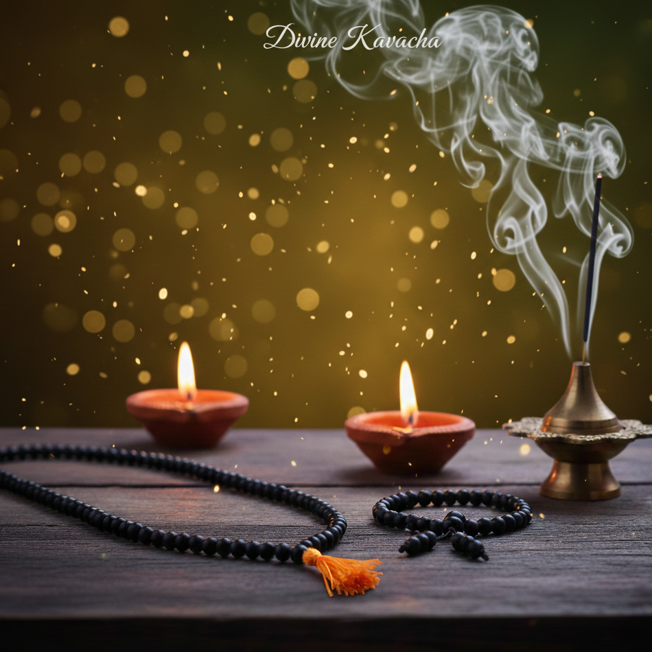 Original Karungali Malai (108 Beads) & Karungali Bracelet Combo – Lab Certified | Premium Ebony Wood |