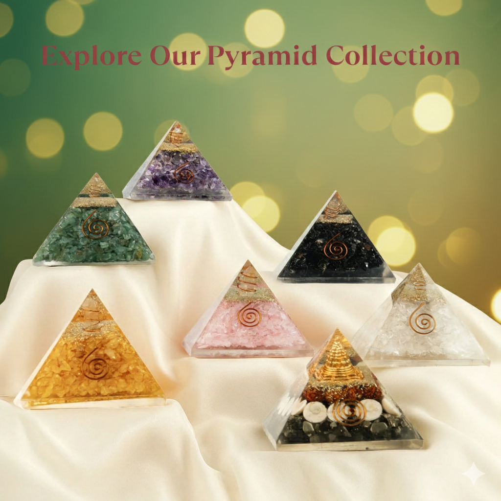 Rose quartz crystal pyramid | For attract Love💕