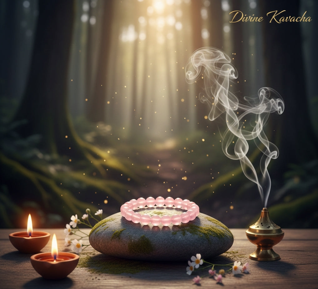 Rose Quartz Stone Bracelet | For Love and Attraction