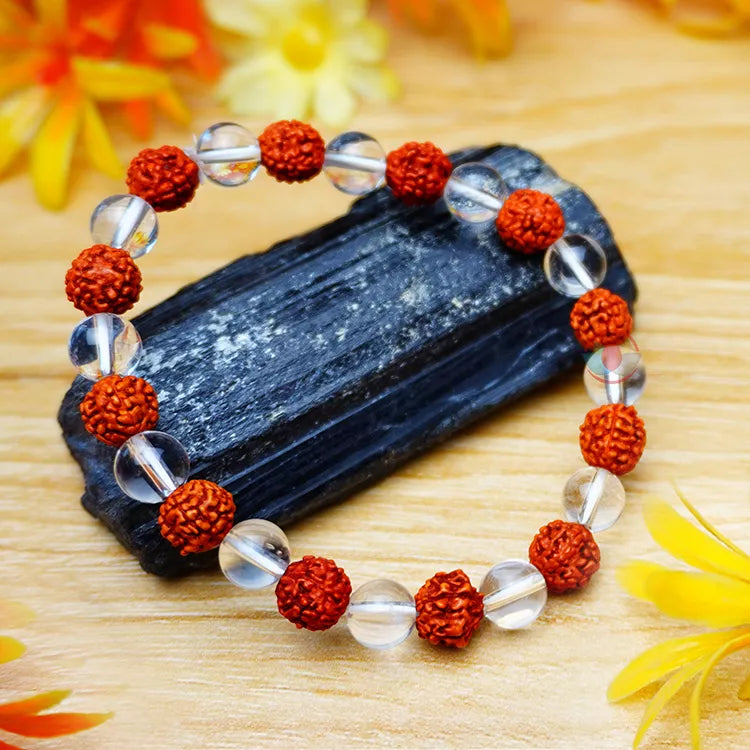 Rudraksha Crystal Bracelet
